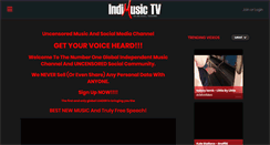 Desktop Screenshot of indimusic.tv